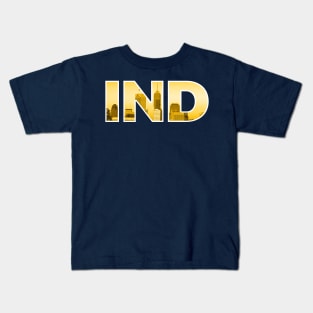 Indiana Pacers IND Skyline Kids T-Shirt